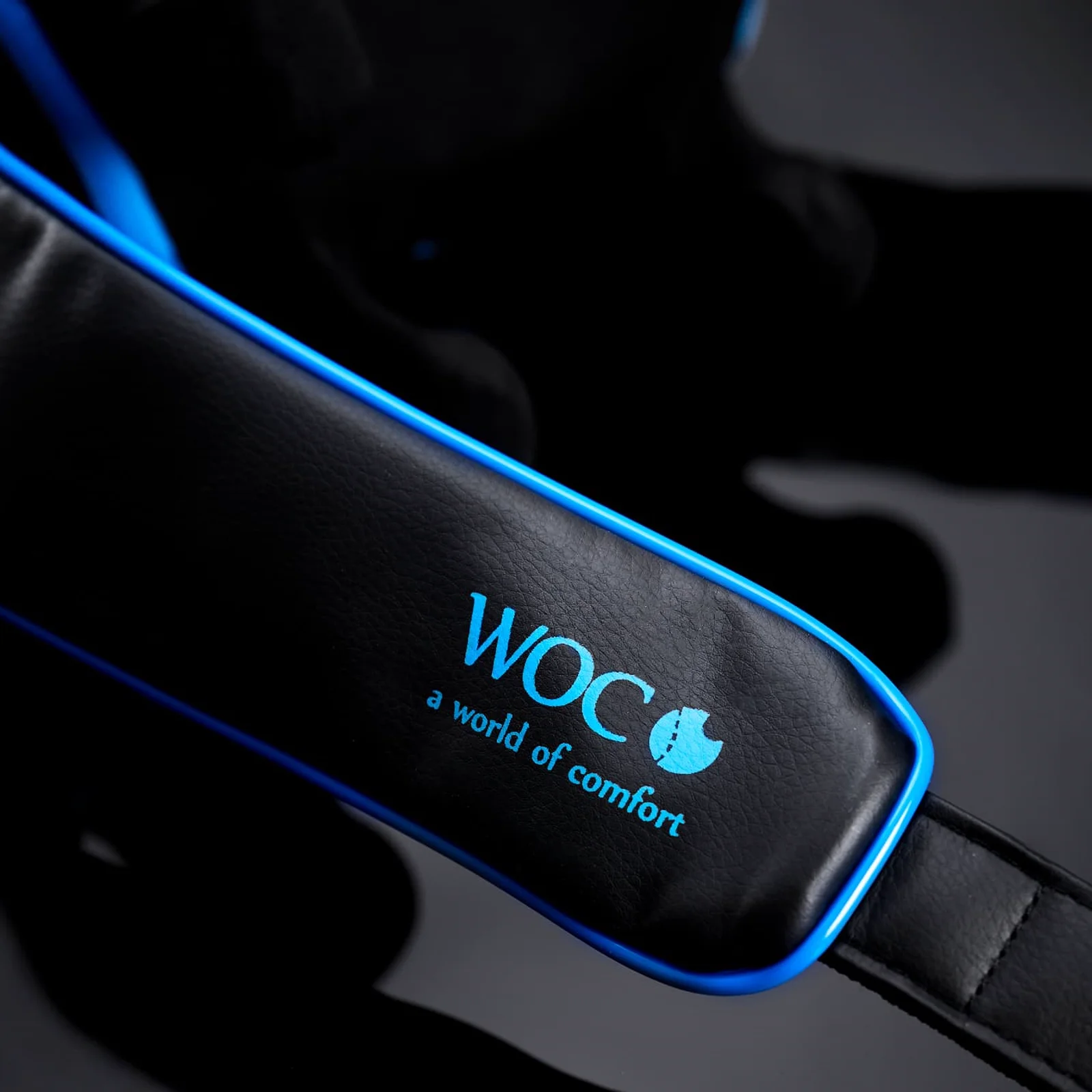 Massagepude Pluto X – WOC logo detalje