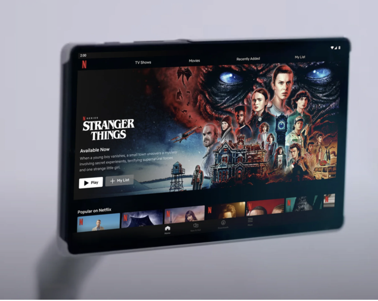 DaVinci Samsung 8.7 inch touchscreen tablet with Netflix streaming