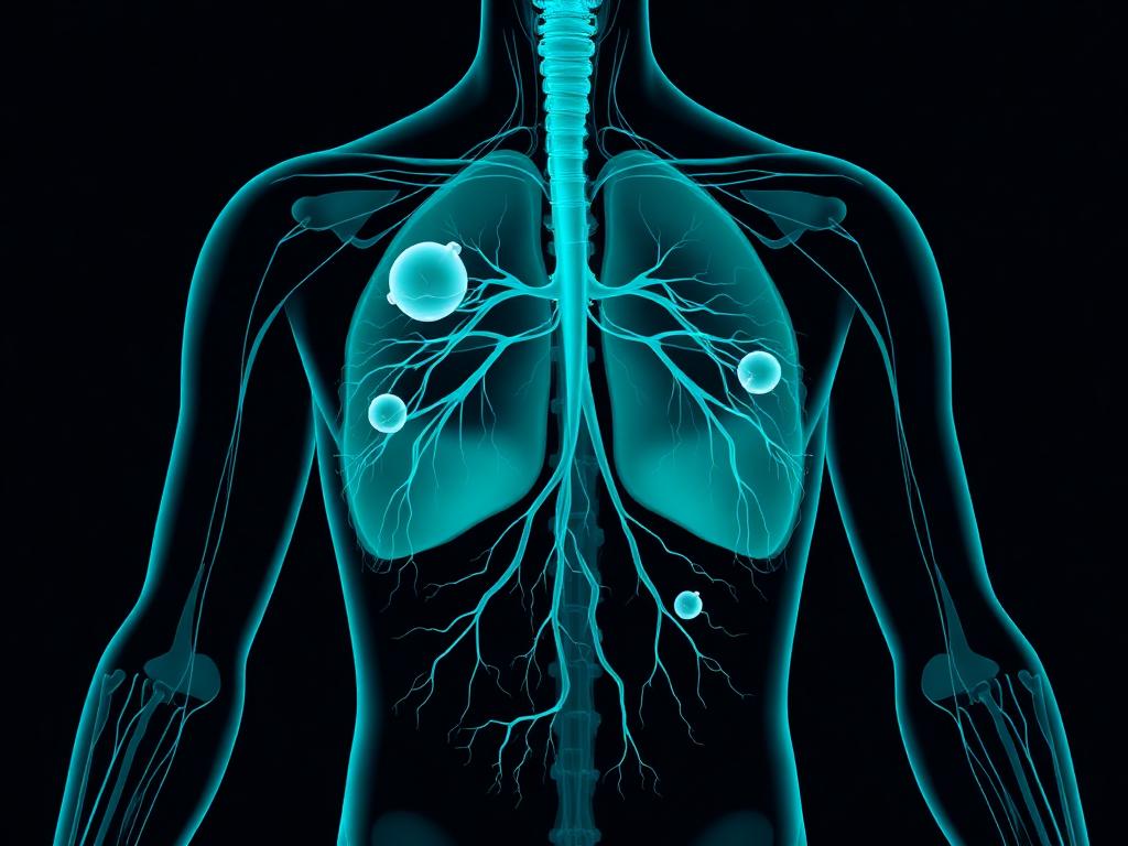 Das Lymphsystem im menschlichen Körper