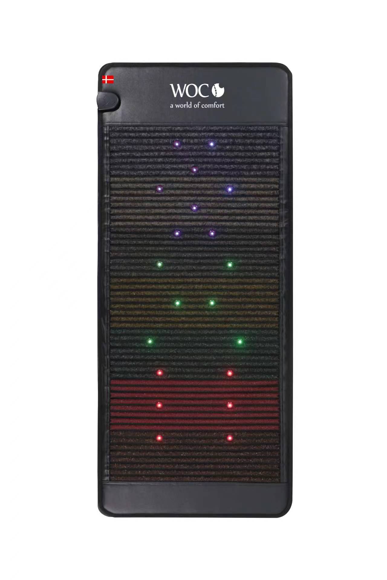 WOC InfraJade Pro – PEMF-Matte mit Jade, Turmalin und Farbtherapie-LEDs