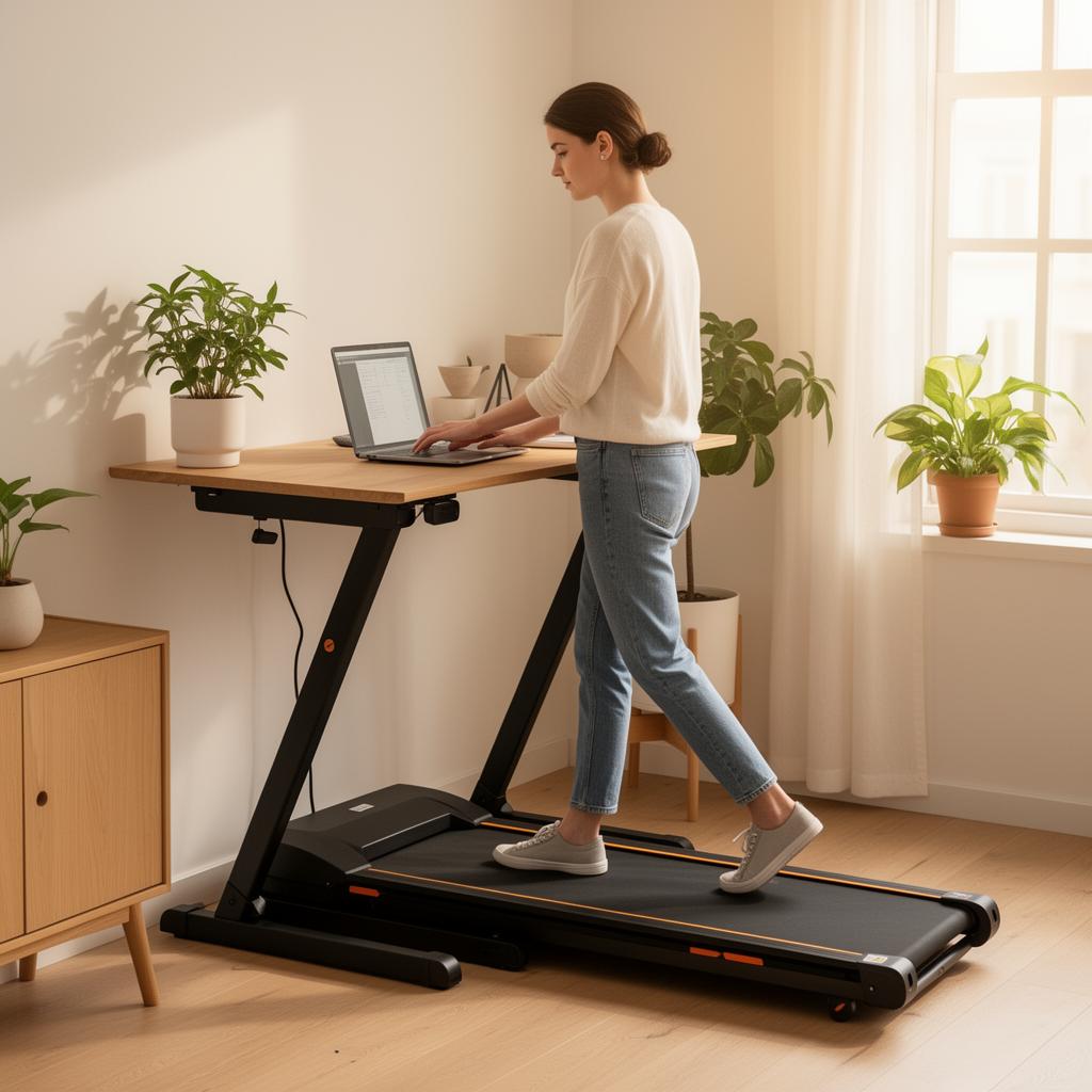 Walking pad under skrivebord